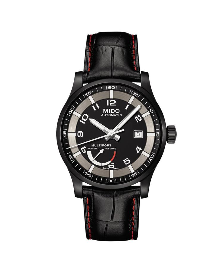 Mido Multifort Power Reserve M005.424.36.052.22 Schwarzes Zifferblatt