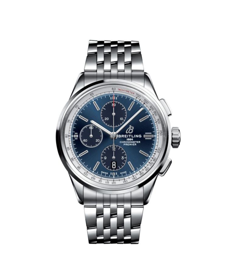 Breitling Premier Chronograph 42 A13315351C1A1 Blaues Zifferblatt