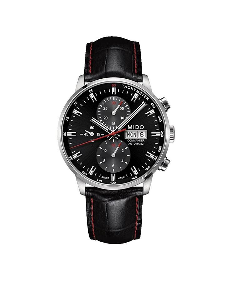 Mido Commander 2 Chronograph M016.414.16.051.00 Schwarzes Zifferblatt